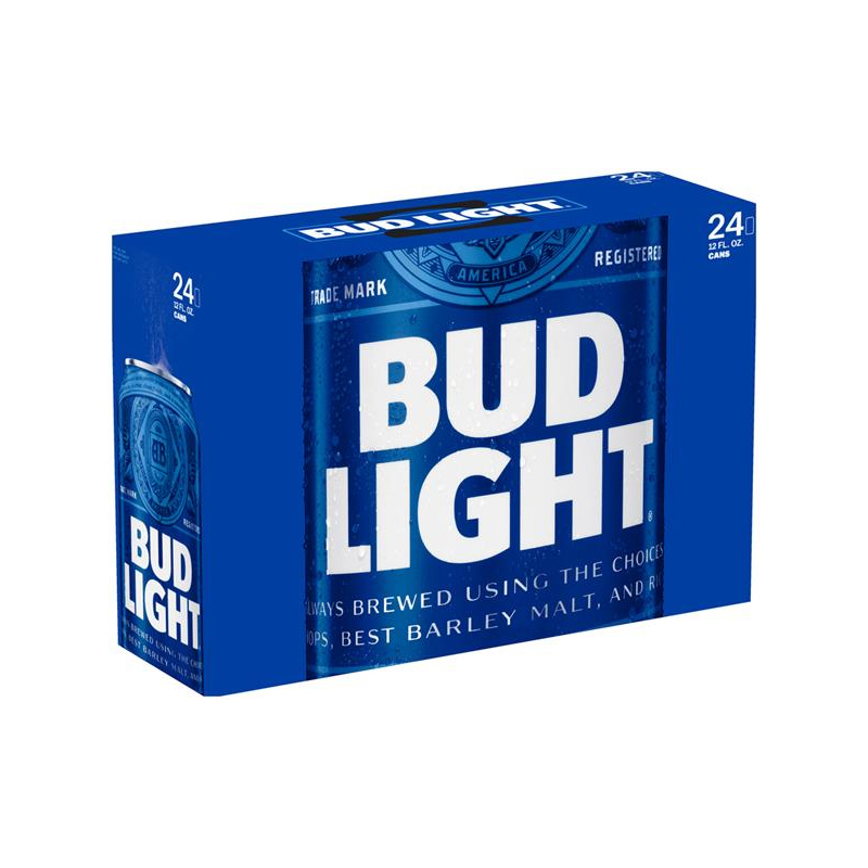 Bud Light Beer, 24 bottles