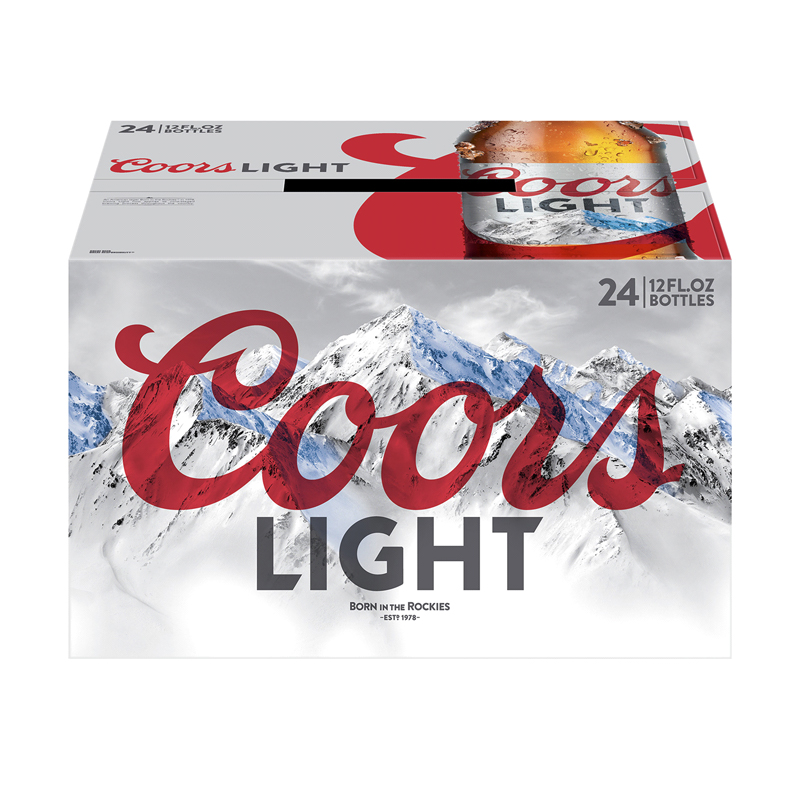 Coors Light Beer, 24 bottles