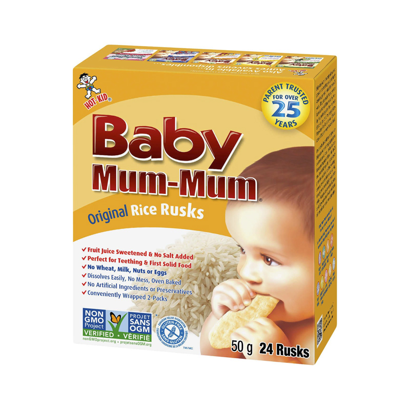 Hot Kid Baby Mum Mum Original Rice Rusks