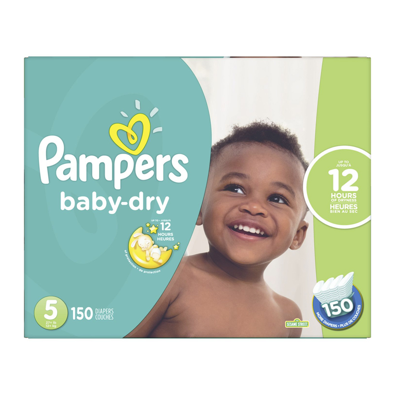 Pampers Baby Dry Econo Diapers Size 5