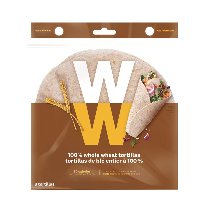 Weight Watchers Whole Wheat Tortillas
