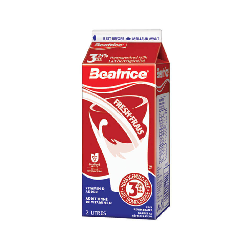 Beatrice 2L Homogenized Milk