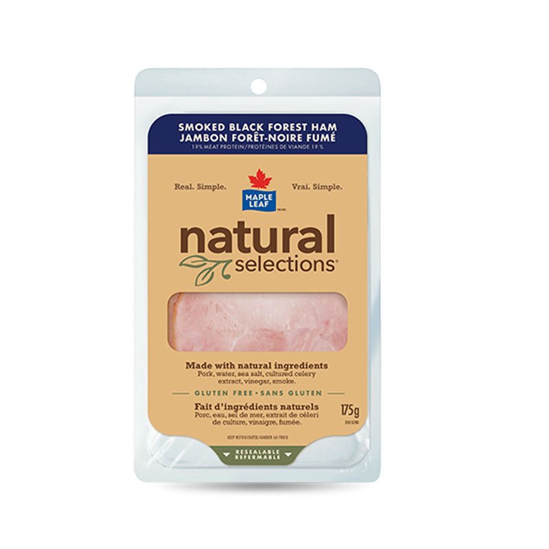 Maple Leaf Natural Selections Black Forest Ham