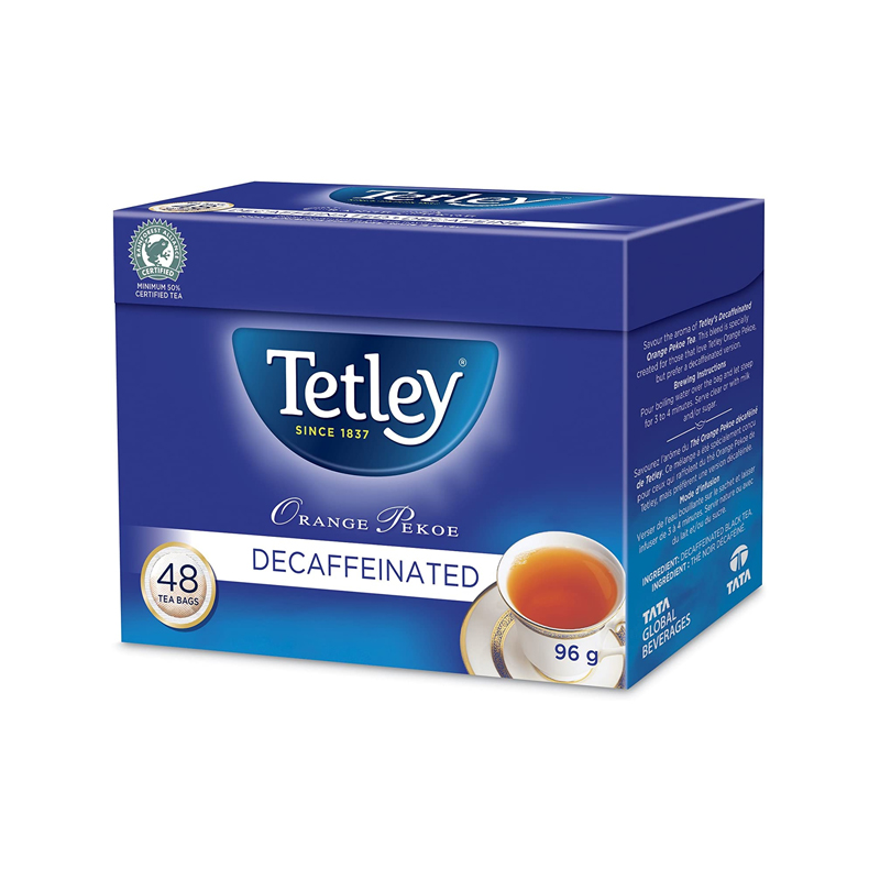 Tetley Decaffeinated Orange Pekoe