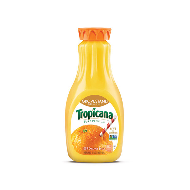 Tropicana Pure Premium Orange Juice Lots of Pulp