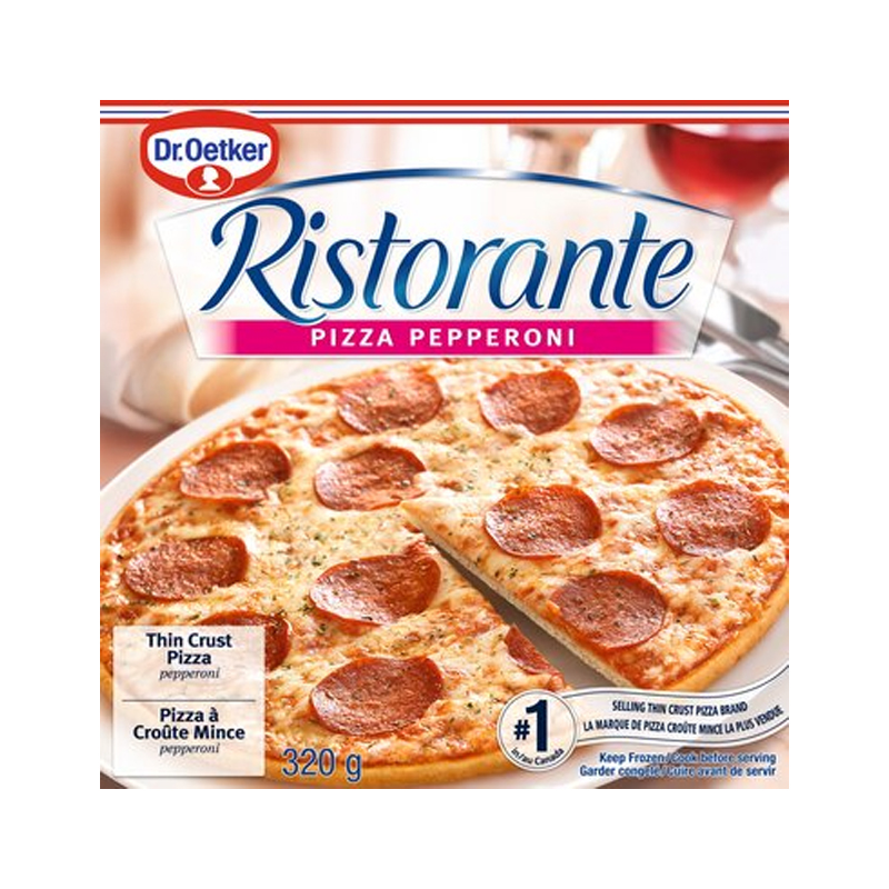 Dr. Oetker Ristorante Thin Crust Pizza, Pepperoni