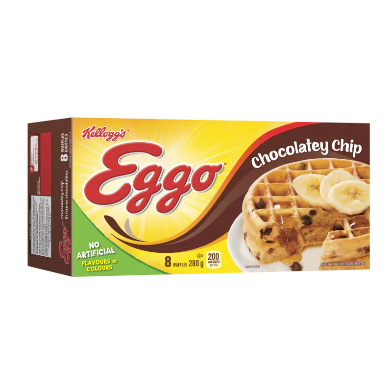 Kelloggs Eggo Waffles Chocolately Chip