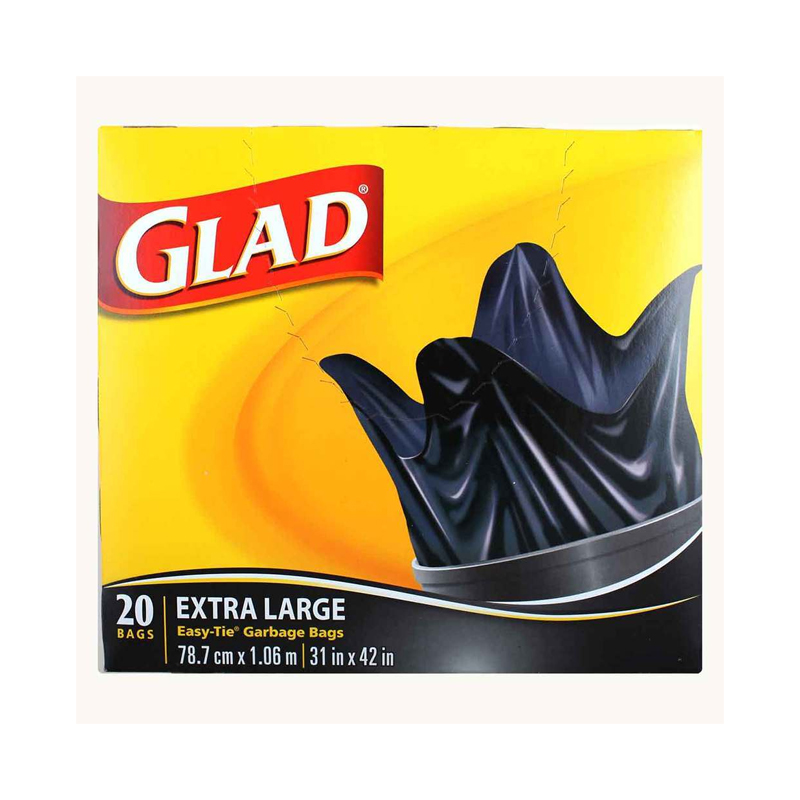 Glad Easy Tie Extra Large Garbage Bags