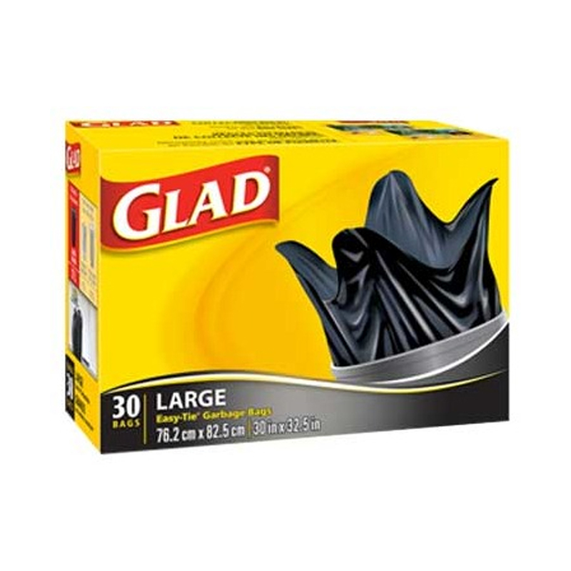 Glad Easy Tie Large Garbage Bags