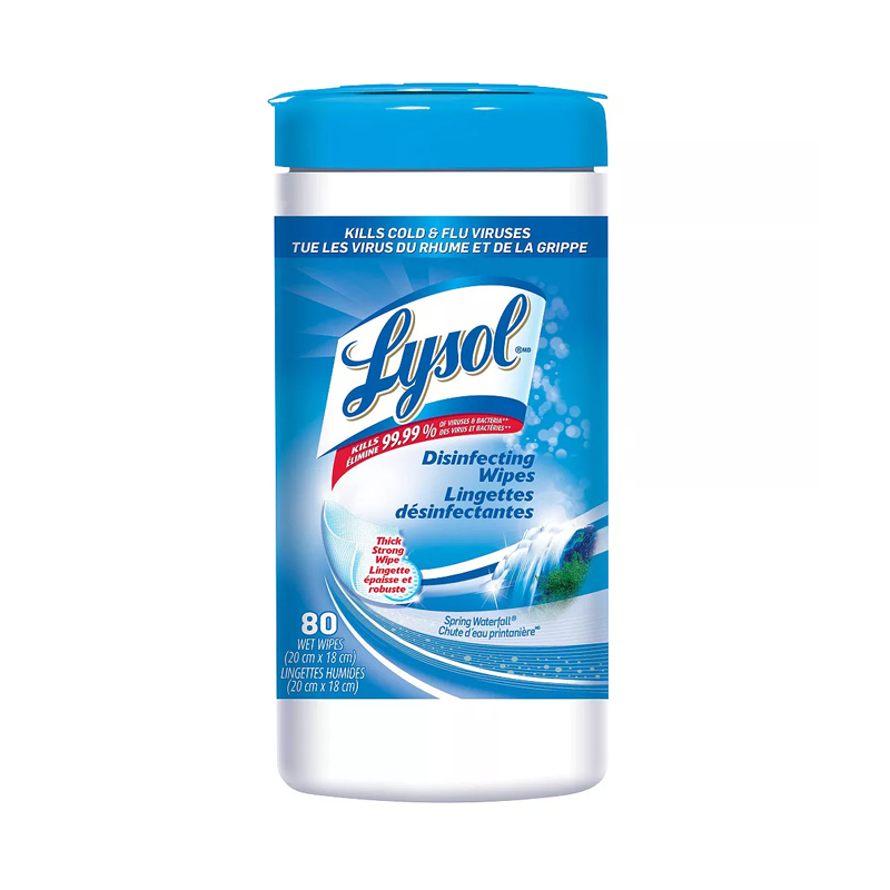 Lysol Disinfecting Wipes Spring Waterfall