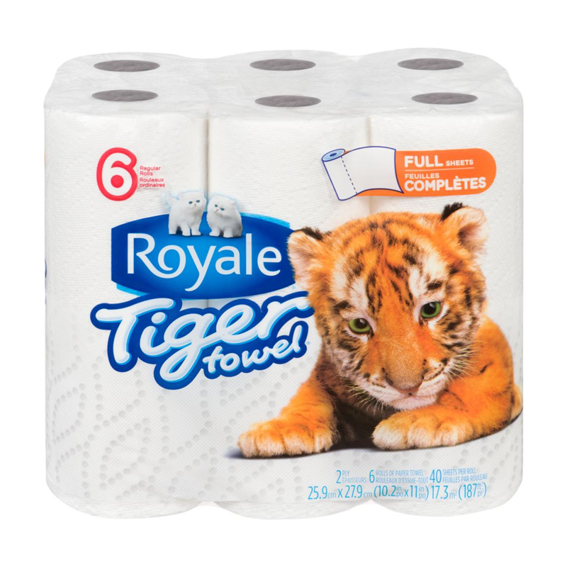 Royale Tiger Towel Full Sheets