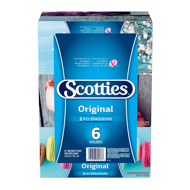 Scotties 2-Ply Facial Tissue
