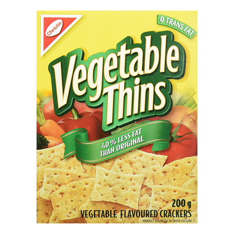 Christie Vegetable Thins Original Crackers