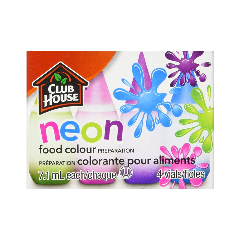 Club House 4 Vial Food Colours