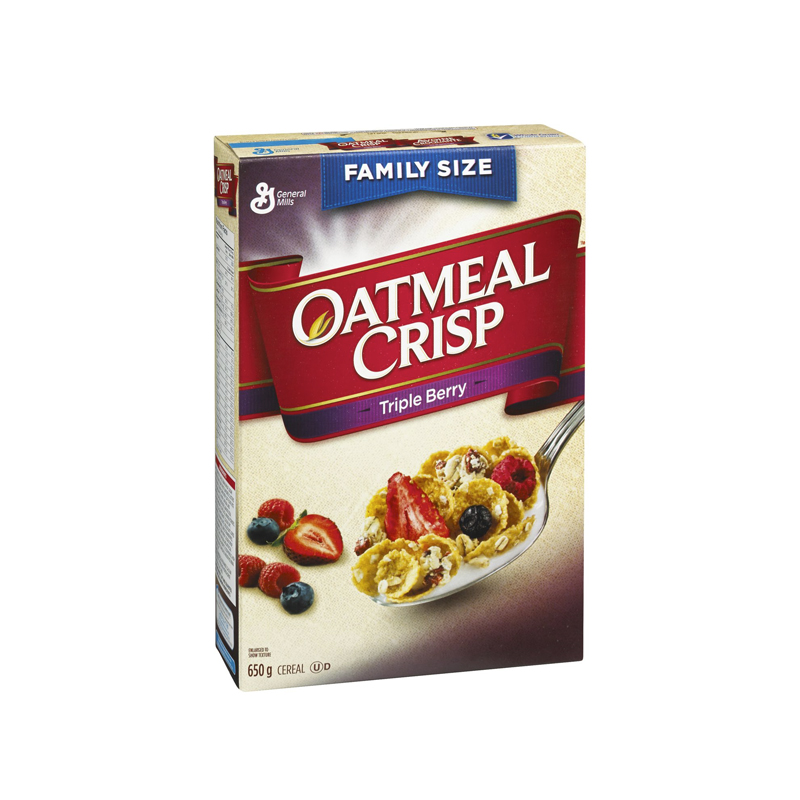 General Mills Oatmeal Crisp Triple Berry