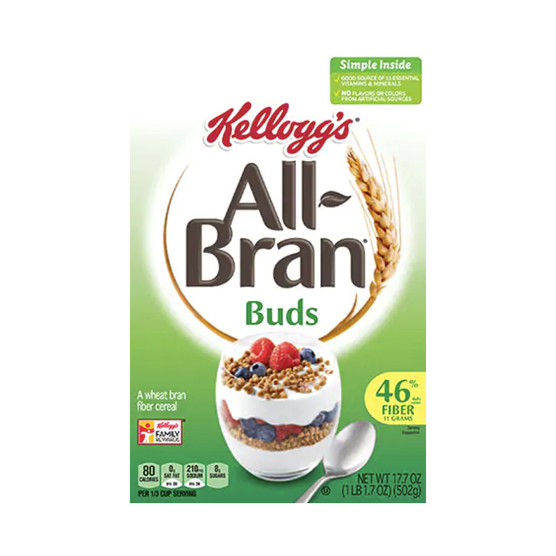 Kelloggs Bran Buds with Psyllium Cereal