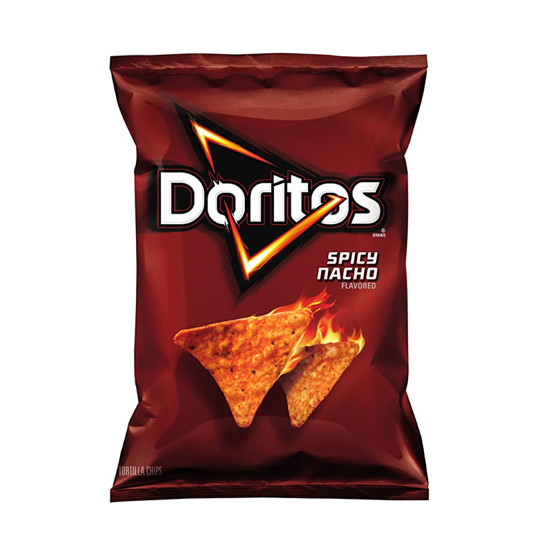 Doritos Tortilla Chips Spicy Nacho Cheese