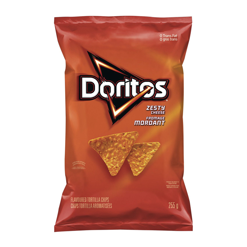 Doritos Tortilla Chips Zesty Nacho Cheese