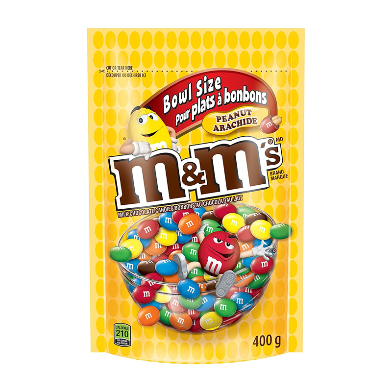 M&M Peanut Bowl Size