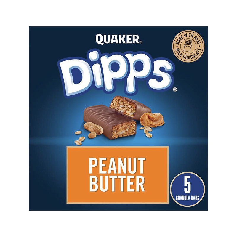 Quaker Dipps Granola Bars Peanut Butter